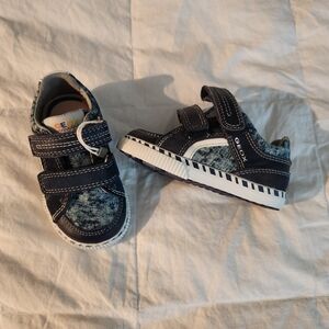 geox respira toddler 4.5 navy denim new